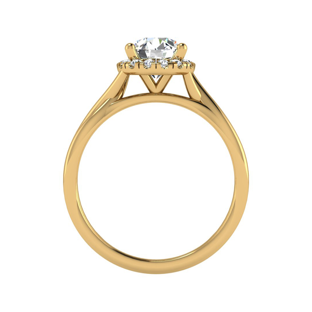 Adaline Halo Engagement Ring